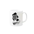 Takuma_Noguchiの自画像4 Mug :right side of the handle