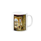 世界の絵画アートグッズのグスタフ・バウエルンファイント《ダマスカスのモスクの入り口》1890年 Mug :right side of the handle