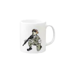 ワンダの戦争少女 Mug :right side of the handle