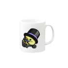ひよこ男爵とまだむにゃんのひよこ男爵 (安全運転) Mug :right side of the handle