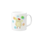 小鳥のほっぺの水玉ピヨちゃん Mug :right side of the handle