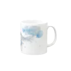 Tender blueの願いを込めて Mug :right side of the handle