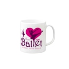 FOXY COLORSのI Love Ballet A Mug :right side of the handle