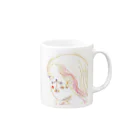 Babquff バブクフの天秤座の横顔 Mug :right side of the handle