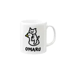 OMARUのねこまる マグカップの取っ手の右面