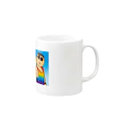 三遊亭フリーザのしょっぱいやつら Mug :right side of the handle