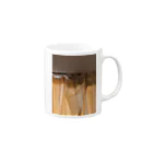 RamZEONのひょっこりにゃん ねこ Mug :right side of the handle