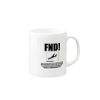 表菅原こいこい🎴のFND! Mug :right side of the handle