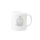 ふぁっかめんのひとからりんご Mug :right side of the handle