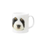 marucreateのバーニーズマウンテンドッグA　子犬 Mug :right side of the handle