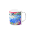 日本イラストレーター協会のネイチャーアートマグカップ Mug :right side of the handle