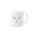 はちろくのスズリの泣き虫モルモット Mug :right side of the handle