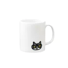 たぬまるのしろくろちゃん Mug :right side of the handle