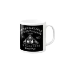 SumiReのウィジャボード　Ouija　黒 Mug :right side of the handle