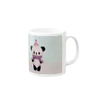 CURIOUSのパンダちゃん Mug :right side of the handle