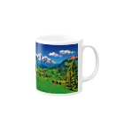 GALLERY misutawoのスイス ベルナー・オーバーラント地方 Mug :right side of the handle