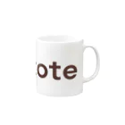 tetoteのtetote Mug :right side of the handle