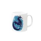 揚げ茄子の水生ドラゴン Mug :right side of the handle