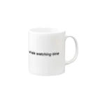 ナンシー関ヶ原公式ショップのwhale  watching time Mug :right side of the handle