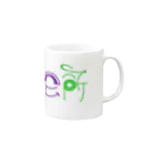 人外集会所の人外集会所ロゴ(カラーver.) Mug :right side of the handle