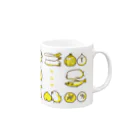 マコロモムーズのもぐもぐセレクション Mug :right side of the handle