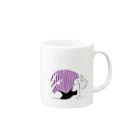 Jojo Yan | A Fashion Illustratorのバランスボール Mug :right side of the handle