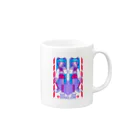 シクシクのGGGAAALLL’’SSS Mug :right side of the handle