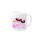 S猫エリカの撫蘭柄グッズ Mug :right side of the handle