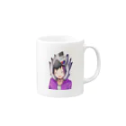 ミドファルクのグッズコーナーのミドファルクマグカップ Mug :right side of the handle