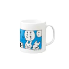 ですちゃ‼︎のですちゃ！！レコード Mug :right side of the handle