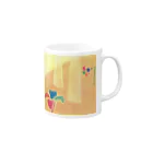 my pastel（いしはら　まさこ）の天国の花 Mug :right side of the handle