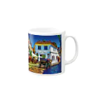 GALLERY misutawoのスペイン コルドバの街角 Mug :right side of the handle