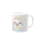 なまけもののナマケモノ マグカップ Mug :right side of the handle