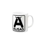 こだまのAUSAS Mug :right side of the handle