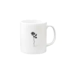 カタナシ　ウミのRose Mug :right side of the handle