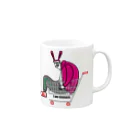 かえるの遊び場のusamimicart Mug :right side of the handle