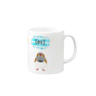 ぴよぴよ言語学ショップのIPAを叫ぶフィンチたち Mug :right side of the handle