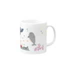 shichi_shopのうみのパーティ Mug :right side of the handle