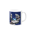 shion_dotsの夜光虫 Mug :right side of the handle