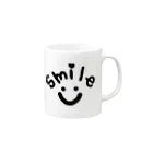 suzy47のにこちゃんシンプル Mug :right side of the handle