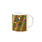 HIGEQLOのC​l​i​m​b​i​n​g​ ​​​w​​​a​​​l​​​l​​​ Mug :right side of the handle