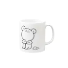 riOのくまとたまごマグカップ Mug :right side of the handle