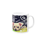 W.K.SのPOP!SMILE DOG Mug :right side of the handle