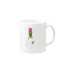 ときめきの源のウェスティーにヒヤシンス Mug :right side of the handle