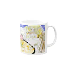 にゃじ川ぬっこの芋煮ぬこ Mug :right side of the handle