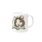 せど はるなのSUZURI shopのパンダマウス Mug :right side of the handle