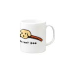 電気鰻雑貨のロングホットドッグ！（LONG HOT DOG） Mug :right side of the handle