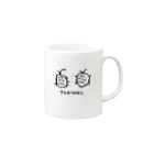 コンストラクション毒島・販売所（仮）のでんせつのむし Mug :right side of the handle