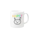 キチガイマリオネットのHAPPYシリーズ Mug :right side of the handle