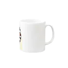 ▲i◎(aimal)のストライプマスクマン Mug :right side of the handle